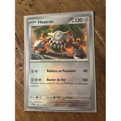 Heatran Reverse Pokeball 068/131 Série Écarlate Et Violet Évolutions Prismatiques