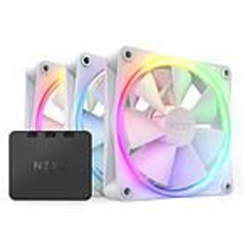 Nzxt F120 Rgb Triple Wh 120x120x26 Rf-r12tf-w1