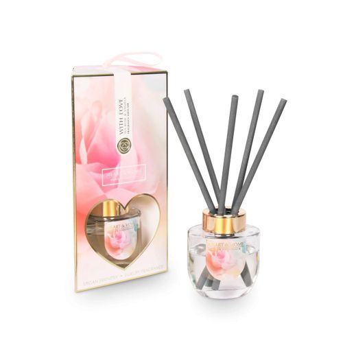 Diffuseur à bâtons Avec Amour Heart and Home en boîte cadeau