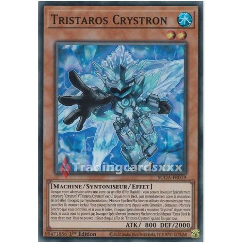 Yu Gi Oh Suda Fr019 Tristaros Crystron Super Rare