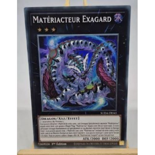 Yu Gi Oh Suda Fr045 Materiacteur Exagard Super Rare