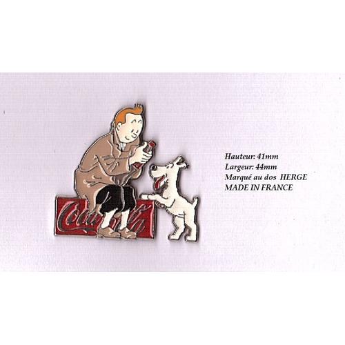 Tintin Et Milou Coca-Cola Ds Le Crabe Aux Pinces D'or Cpo-11.1noirbeige