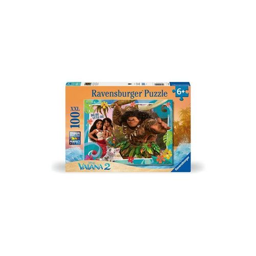Puzzle 100 Pièces Xxl Ravensburger Explorer De Nouveaux Mondes Disney Vaiana 2