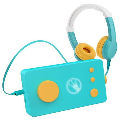 Lunii - Pack De Voyage Ma Fabrique À Histoires Verte Et Octave - Boîte À Histoires Avec Casque Octave Audio Enfant - Livre Audio De 24 Histoires Interactives Inclus Nouveau Modèle