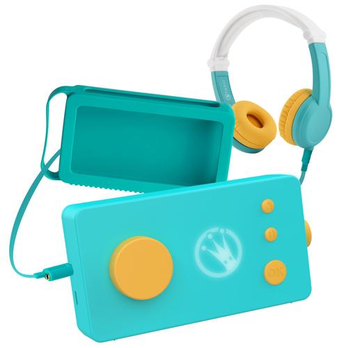 Lunii - Pack Ma Fabrique À Histoires Verte Avec Casque Audio Octave Et Sa Coque Odile Verte