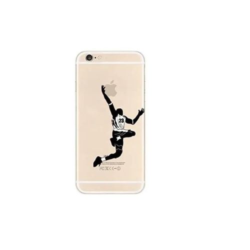 Coque Gel Souple - Novago - Iphone 7 - Basketball - Transparent - Résistante