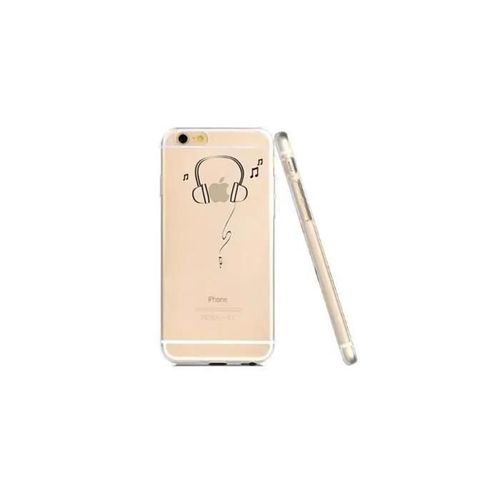 Coque - Apple - Iphone 7 - Gel Souple - Impression Fantaisie - 1.0 Mm D'épaisseur