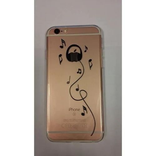 Coque Gel Souple - Novago - Iphone 7 - Transparent - Effet Relief - Protection Maximale