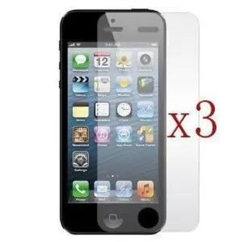 Pour Iphone 5 /Iphone 5s/ Iphone 5c/ Iphone Se 2016- 3 Films Souples Protection D'écran Invisible Haute Transparence