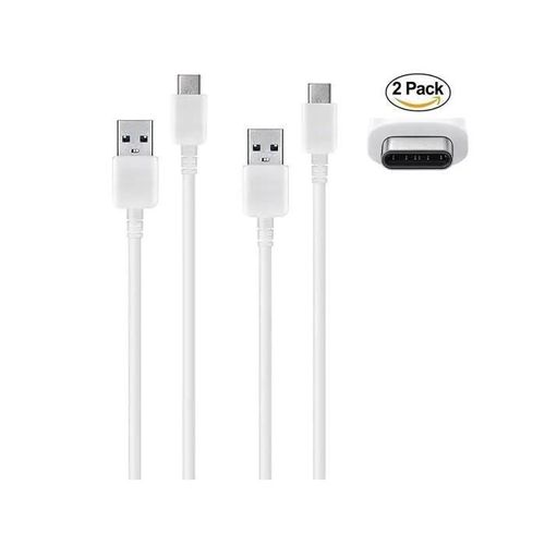 2 Câbles Compatible Pour Huawei P30 , P30 Pro ( 2 Mètres + 1 Mètres , Blanc )