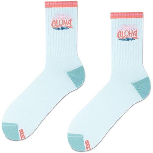 Zooksy Chaussettes Amusantes Surf En Coton Color¿Es ¿L¿Ments Marins 36-40 Aloha