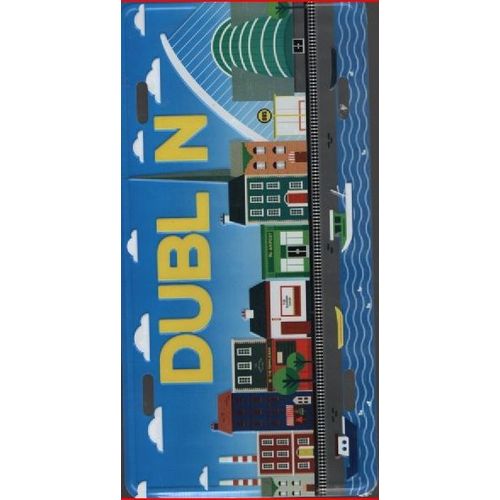 Plaque Metallique 29.50 Cm X 15 Cm - Dublin