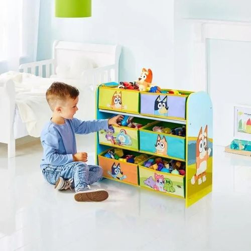 Meuble De Rangement Pour Chambre D'enfant Avec 6 Bacs Bluey