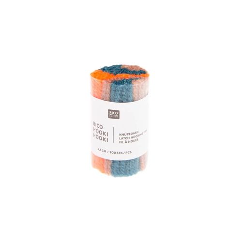 Fil À Nouer 6,5 Cm Marbré ¿ Rico Hooki Hooki Turquoise