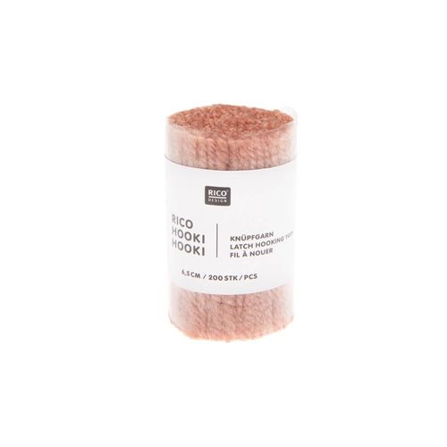 Fil À Nouer 6,5 Cm - Rico Hooki Hooki - Rico Design Vieux Rose