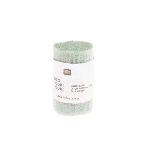 Fil À Nouer 6,5 Cm - Rico Hooki Hooki - Rico Design Menthe