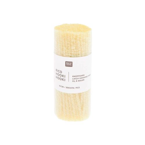 Fil À Nouer 10 Cm ¿ Rico Hooki Hooki - Rico Design Jaune Clair