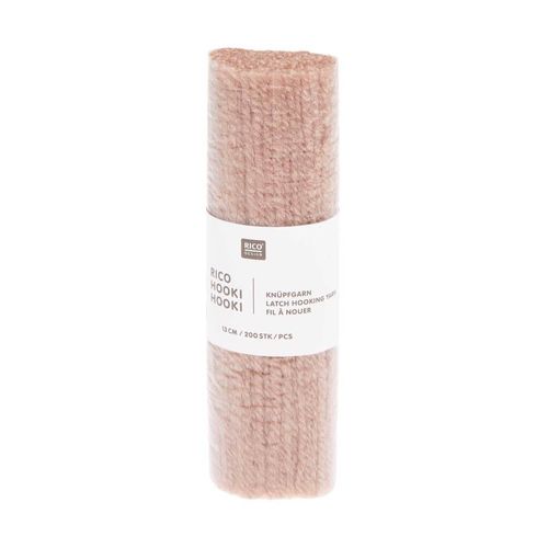 Fil À Nouer 13 Cm ¿ Rico Hooki Hooki - Rico Design Vieux Rose