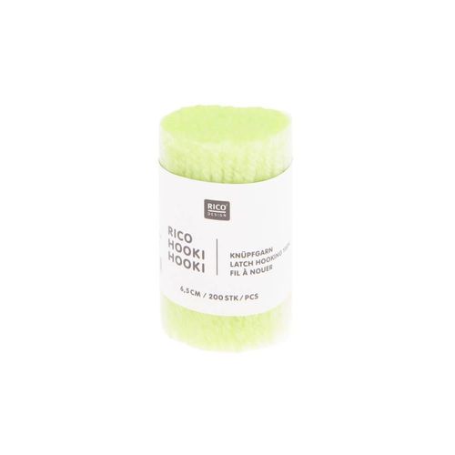 Fil À Nouer 6,5 Cm - Rico Hooki Hooki - Rico Design Jaune Fluo