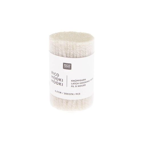 Fil À Nouer 6,5 Cm - Rico Hooki Hooki - Rico Design Of White