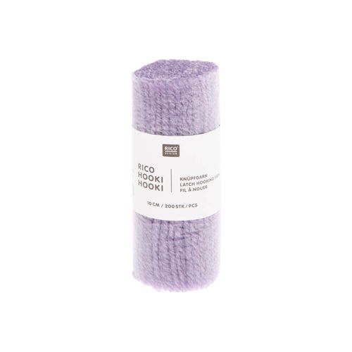 Fil À Nouer 10 Cm ¿ Rico Hooki Hooki - Rico Design Lilas