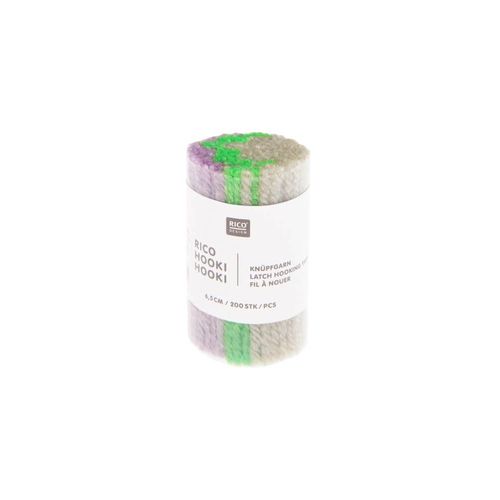 Fil À Nouer 6,5 Cm Marbré ¿ Rico Hooki Hooki Gris Perle