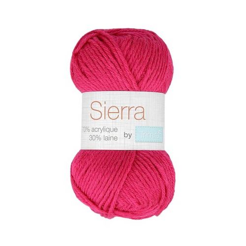 Pelote De Laine À Tricoter Tricot Sierra - Distrifil 798 Rose