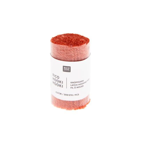 Fil À Nouer 6,5 Cm - Rico Hooki Hooki - Rico Design Rouge Saumon