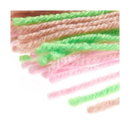 Fil À Nouer 6,5 Cm Marbré ¿ Rico Hooki Hooki Vert Fluo