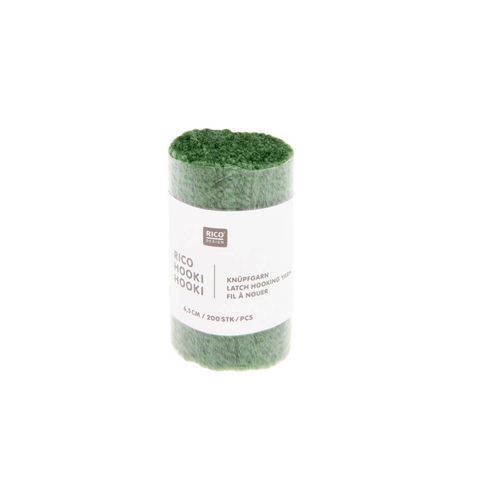 Fil À Nouer 6,5 Cm - Rico Hooki Hooki - Rico Design Vert