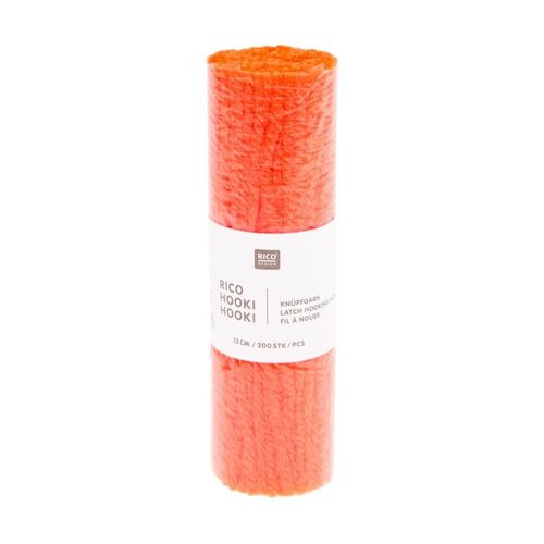 Fil À Nouer 13 Cm ¿ Rico Hooki Hooki - Rico Design Orange Fluo