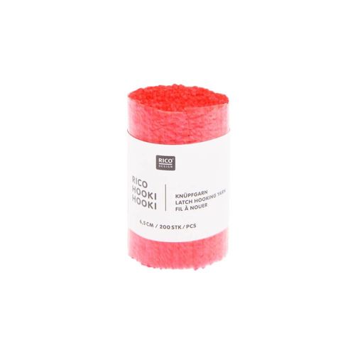 Fil À Nouer 6,5 Cm - Rico Hooki Hooki - Rico Design Rose Fluo