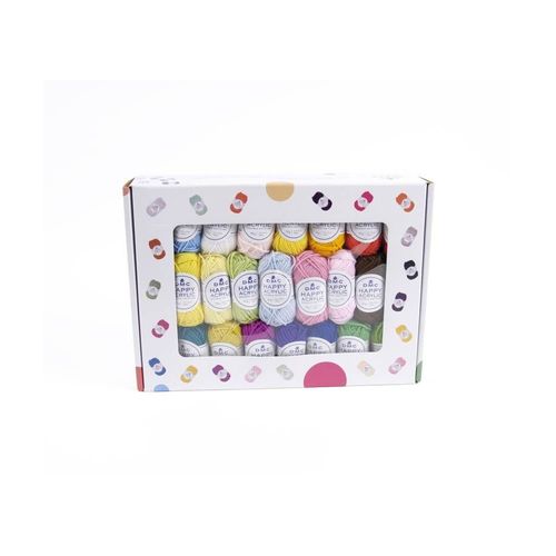 Coffret De 50 Pelotes Happy Acrylic ¿ Dmc Multicolore