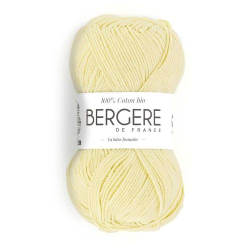 Pelote 100% Coton Bio - Bergère De France Paille