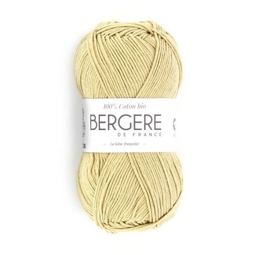 Pelote 100% Coton Bio - Bergère De France Sable