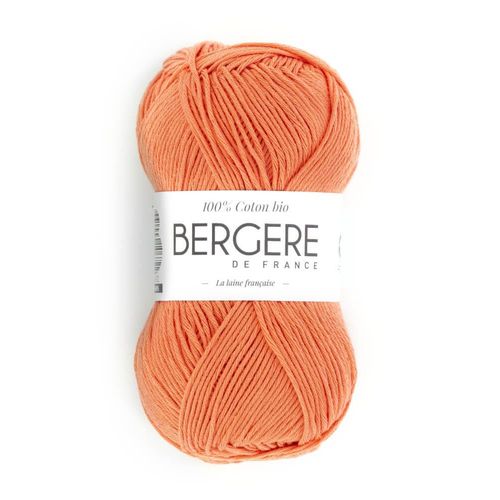Pelote 100% Coton Bio - Bergère De France Saumon