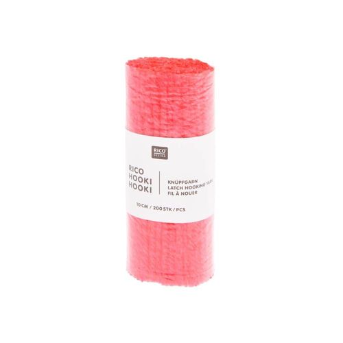 Fil À Nouer 10 Cm ¿ Rico Hooki Hooki - Rico Design Rose Fluo