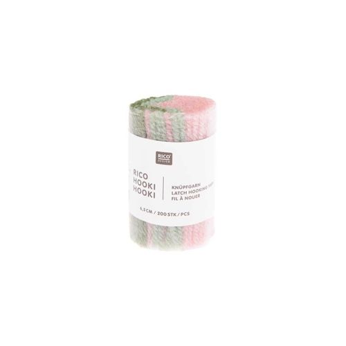 Fil À Nouer 6,5 Cm Marbré ¿ Rico Hooki Hooki Rose Clair
