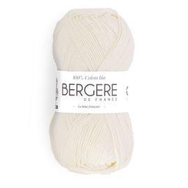 Pelote 100% Coton Bio - Bergère De France Blanc