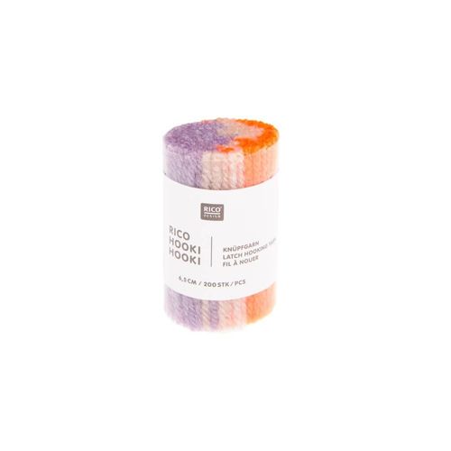 Fil À Nouer 6,5 Cm Marbré ¿ Rico Hooki Hooki Lilas Violet