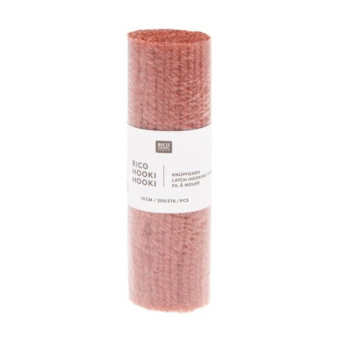 Fil À Nouer 13 Cm ¿ Rico Hooki Hooki - Rico Design Rouge Saumon