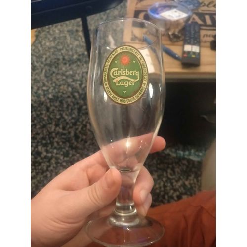 Lot-6 Verres Carlsberg Lager-25cl-Rastal-Neufs