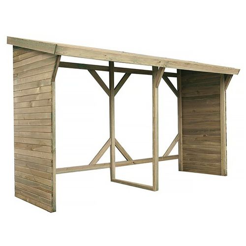 Habitat Et Jardin Abri Bûches - 2.5 M² - 2.78 X 0.90 X 1.85 M- 5 Stères