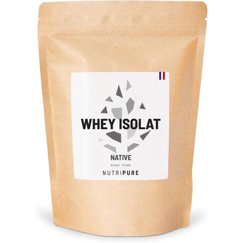 Nutripure - Whey Isolat Native En Poudre - 94% De Proteines - 750 G / 25 Doses 