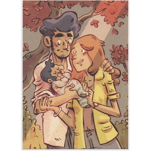 Carte Promo Para Bd - Sixtine (Frédéric Maupomé / Aude Soleilhac) Les Éditions De La Gouttière