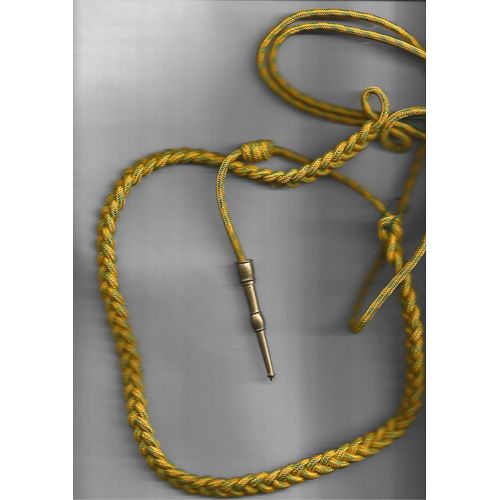 Fourragère Verte Et Jaune Féret Doré