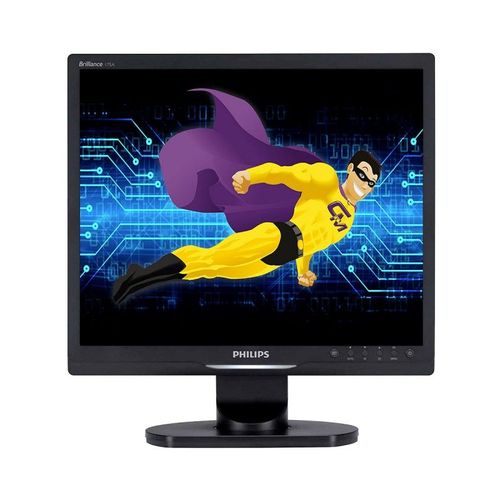 Ecran PC 17" Philips 17S1AB/00 1280x1024 LCD 60 Hz 5/4 VGA DVI