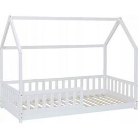 Lit Cabane Bosco Blanc 90x190 - Atmosphera For Kids