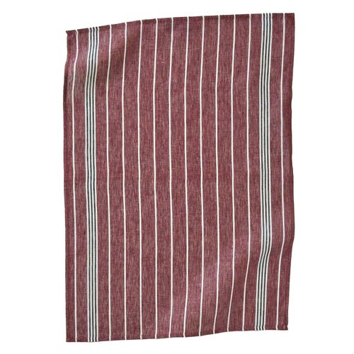 Torchon De Cuisine Lin 50x70 Cm Aux Petits Oignons Bordeaux