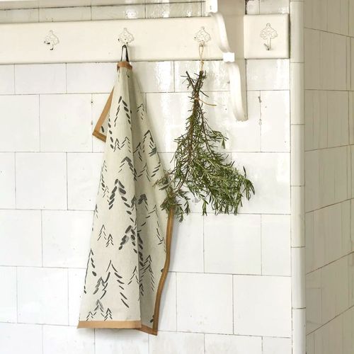 Torchon De Cuisine 50x70 Cm Toile Coton Spitzberg Blanc